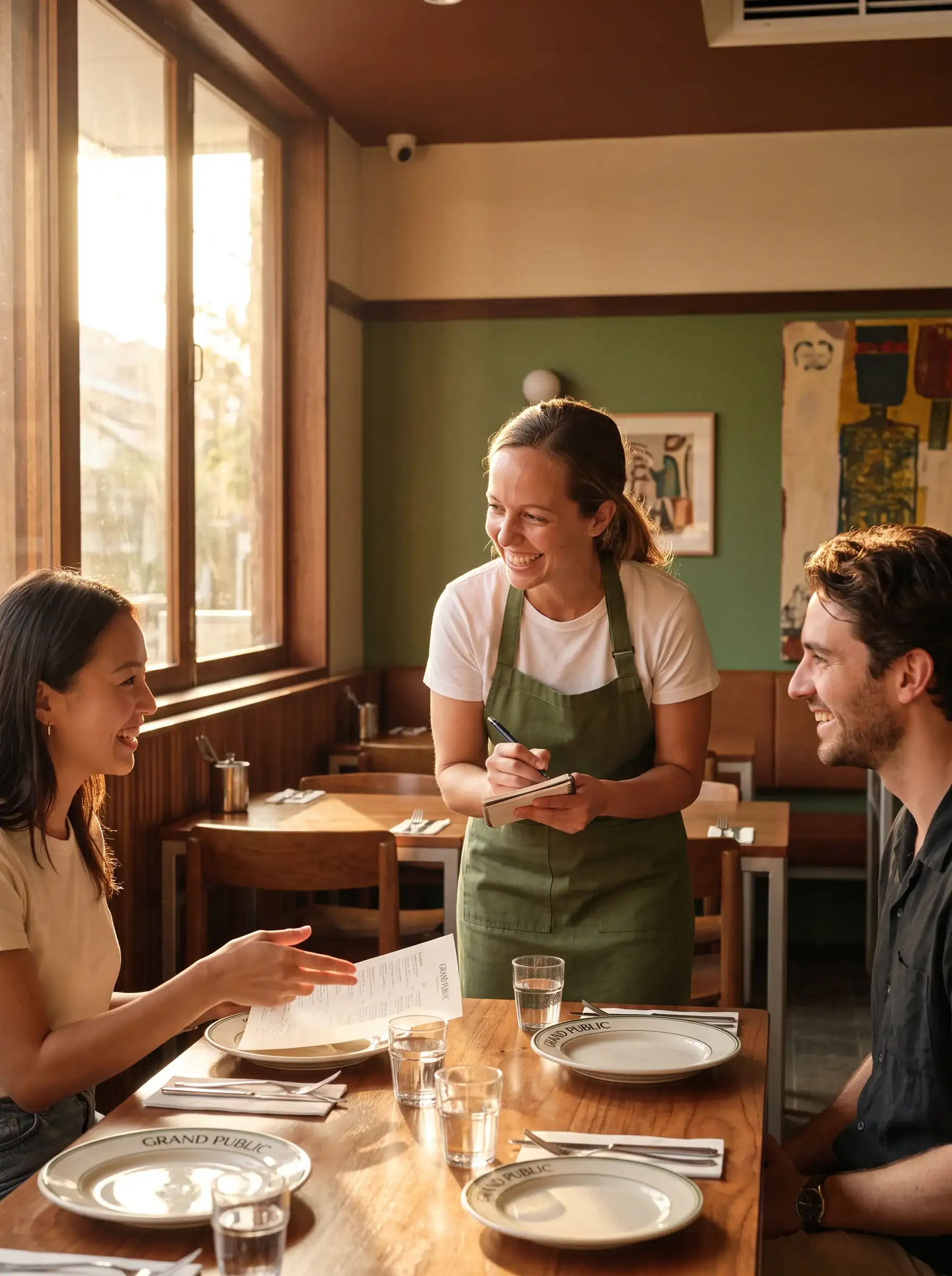 Restaurant team remembering a returning guest