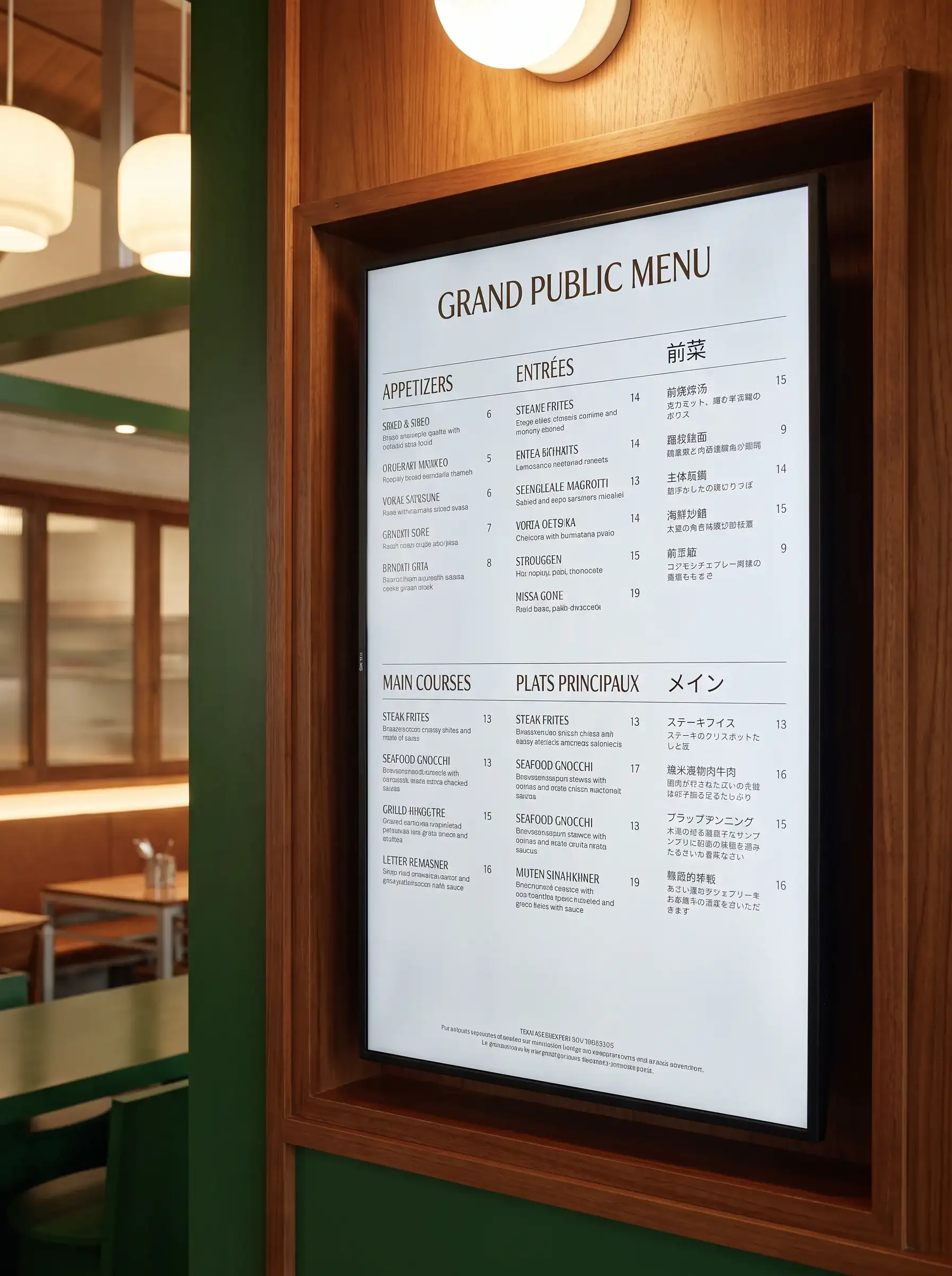 Restaurant team remembering a returning guest